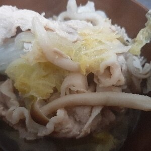 水なしで！白菜と豚肉の煮物